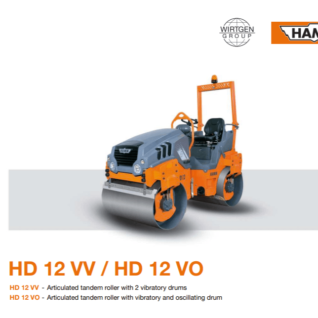 Hamm HD12 Specs Sheet